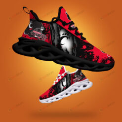 Cincinnati Bearcats Logo Torn And Splatter Pattern 3D Max Soul Sneaker Shoes