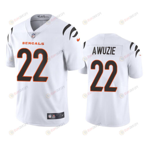 Cincinnati Bengals Chidobe Awuzie 22 White Vapor Limited Jersey