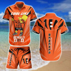 Cincinnati Bengals Cool Like Set ??3D Printed Hawaiian Shirt