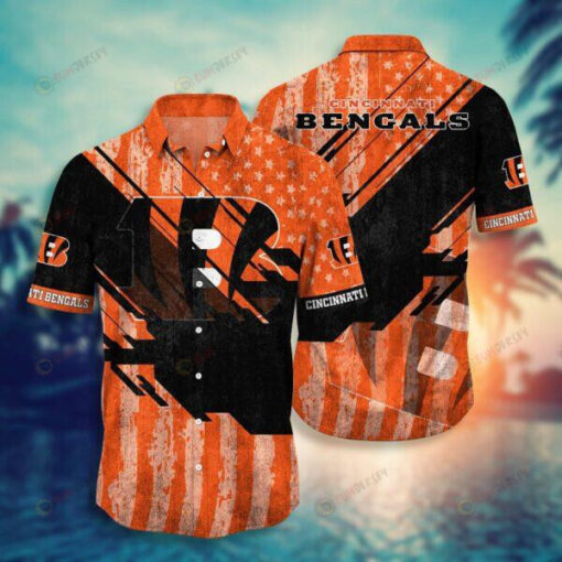 Cincinnati Bengals Flag American ??Hawaiian Shirt