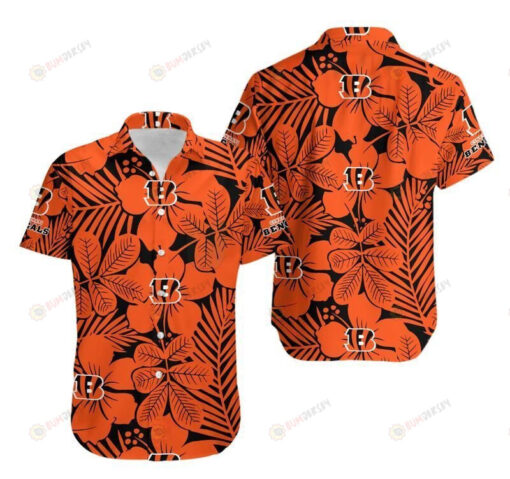 Cincinnati Bengals Flower ??3D Printed Hawaiian Shirt