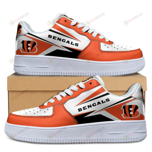 Cincinnati Bengals Team Logo Pattern Air Force 1 Printed