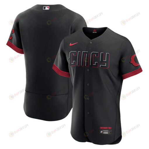 Cincinnati Reds 2023 City Connect Elite Jersey - Black