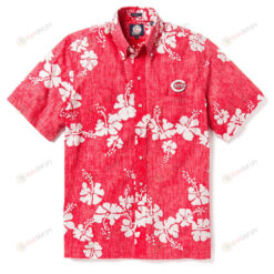Cincinnati Reds 50Th State Hawaiian Shirt Flower Pattern