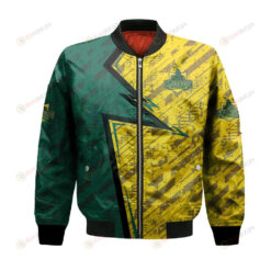 Clarkson Golden Knights Bomber Jacket 3D Printed Abstract Pattern Sport