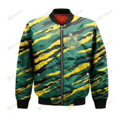 Clarkson Golden Knights Bomber Jacket 3D Printed Sport Style Team Logo Pattern