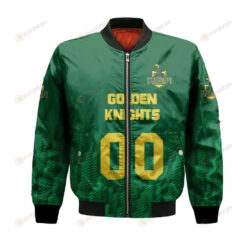 Clarkson Golden Knights Bomber Jacket 3D Printed Team Logo Custom Text And Number