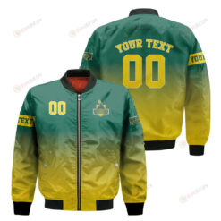 Clarkson Golden Knights Fadded Bomber Jacket 3D Printed