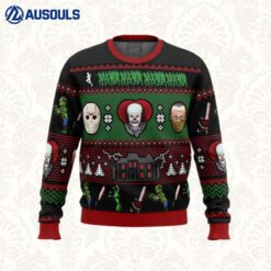 Classic Horror Christmas Ugly Sweaters For Men Women Unisex