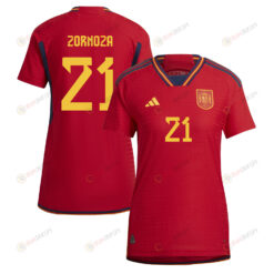 Claudia Zornoza 21 Spain Women's National Team 2023-24 World Cup Home Women Jersey