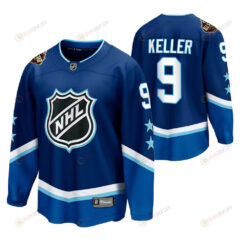 Clayton Keller Coyotes Blue 2022 All-Star 9 Jersey Western Conference Jersey