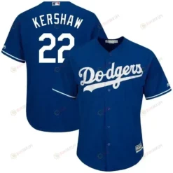 Clayton Kershaw Los Angeles Dodgers Big And Tall Alternate Cool Base Player Jersey - Royal