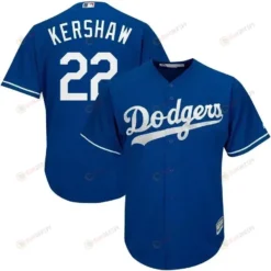 Clayton Kershaw Los Angeles Dodgers Official Cool Base Player Jersey - Royal