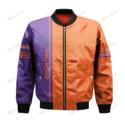 Clemson Tigers Bomber Jacket 3D Printed Half Style