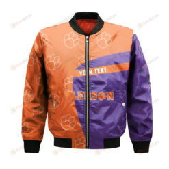 Clemson Tigers Bomber Jacket 3D Printed Special Style