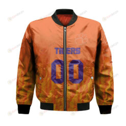 Clemson Tigers Bomber Jacket 3D Printed Team Logo Custom Text And Number