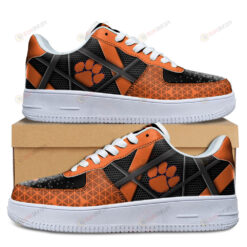 Clemson Tigers Team Logo Pattern Air Force 1 Printed