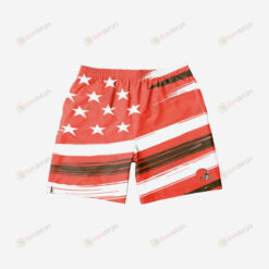 Cleveland Browns Americana Hawaiian Men Shorts Swim Trunks - Print Shorts