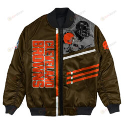 Cleveland Browns Bomber Jacket 3D Printed Personalized Football For Fan