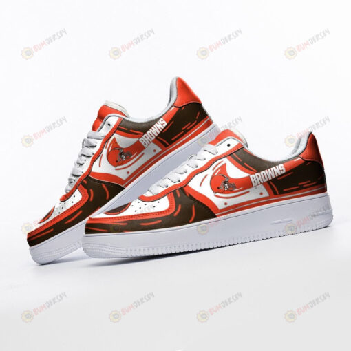 Cleveland Browns Comic Cartoon Logo Pattern Air Force 1 Printed