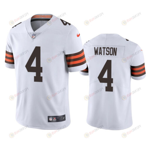 Cleveland Browns Deshaun Watson 4 White Vapor Limited Jersey