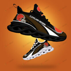 Cleveland Browns Logo Curve Line Pattern 3D Max Soul Sneaker Shoes