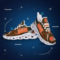 Cleveland Browns Logo Design 3D Max Soul Sneaker Shoes