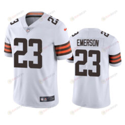 Cleveland Browns Martin Emerson 23 White Vapor Limited Jersey