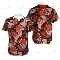 Cleveland Browns Short Sleeve Curved Hawaiian Shirt