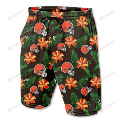Cleveland Browns Shorts Floral Hawaiian Shorts Summer Shorts Men Shorts - Print Shorts