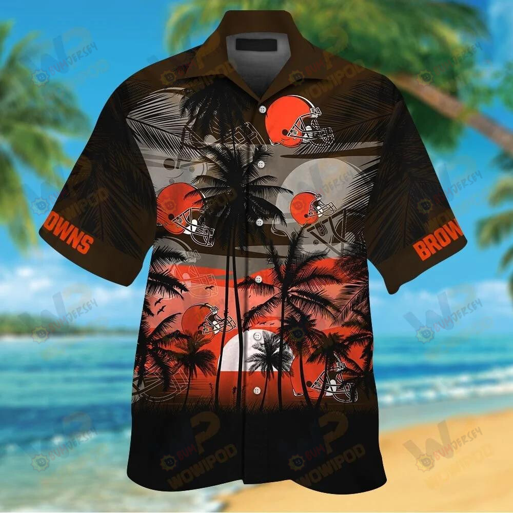 Cleveland Browns Tropical Hawaiian Shirt