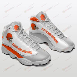 Cleveland Browns With Brown Helmet Pattern Air Jordan 13 Shoes Sneakers