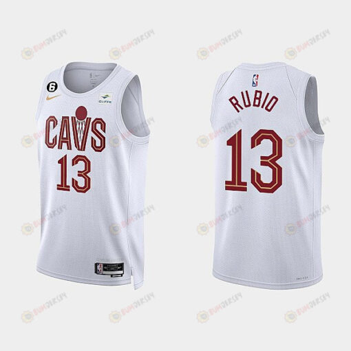 Cleveland Cavaliers 13 Ricky Rubio 2022-23 Association Edition White Men Jersey