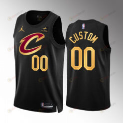 Cleveland Cavaliers Custom 00 Statement Edition Black Jersey 2022-23 Swingman