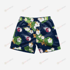 Cleveland Guardians Floral Hawaiian Men Shorts Swim Trunks - Print Shorts