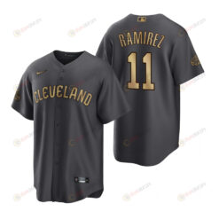 Cleveland Guardians Jose Ramirez Charcoal 2022-23 All-Star Game Jersey