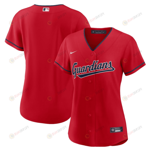 Cleveland Guardians Women Alternate Jersey - Red