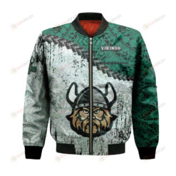 Cleveland State Vikings Bomber Jacket 3D Printed Grunge Polynesian Tattoo