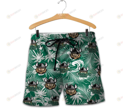 Cleveland State Vikings Men Shorts Tropical Seamless