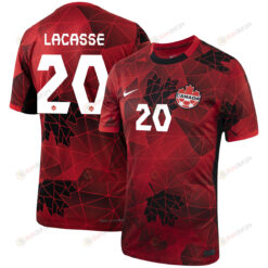 Clo? Lacasse 20 Canada Women's National Team 2023-24 World Cup Home Men Jersey