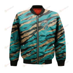 Coastal Carolina Chanticleers Bomber Jacket 3D Printed Sport Style Team Logo Pattern