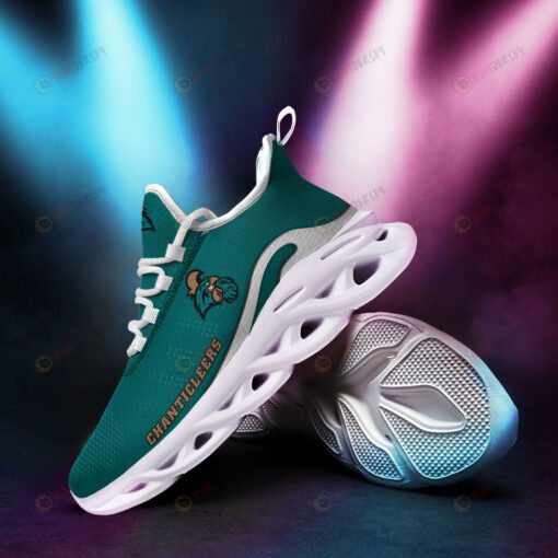 Coastal Carolina Chanticleers Logo Pattern 3D Max Soul Sneaker Shoes In Teal