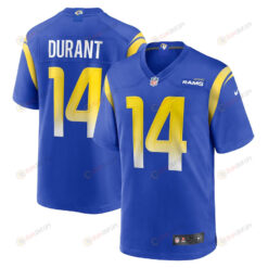 Cobie Durant Los Angeles Rams Game Player Jersey - Royal
