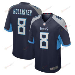 Cody Hollister Tennessee Titans Game Player Jersey - Navy