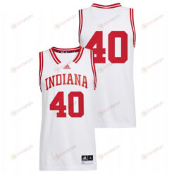 Cody Zeller 40 White Indiana Hoosiers Alumni Basketball Reverse Retro Jersey