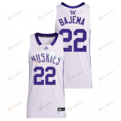 Cole Bajema 22 Washington Huskies 2022 Basketball Honoring Black Excellence Men Jersey - White