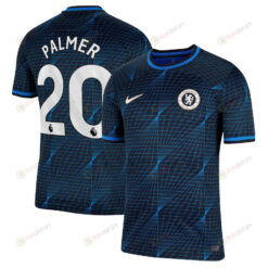Cole Palmer 20 Chelsea 2023/24 Away Men Jersey - Navy