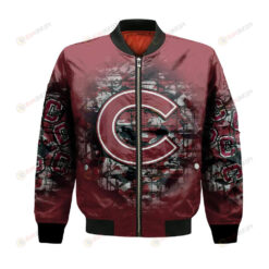 Colgate Raiders Bomber Jacket 3D Printed Camouflage Vintage