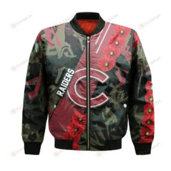 Colgate Raiders Bomber Jacket 3D Printed Sport Style Keep Go on