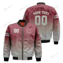 Colgate Raiders Fadded Bomber Jacket 3D Printed